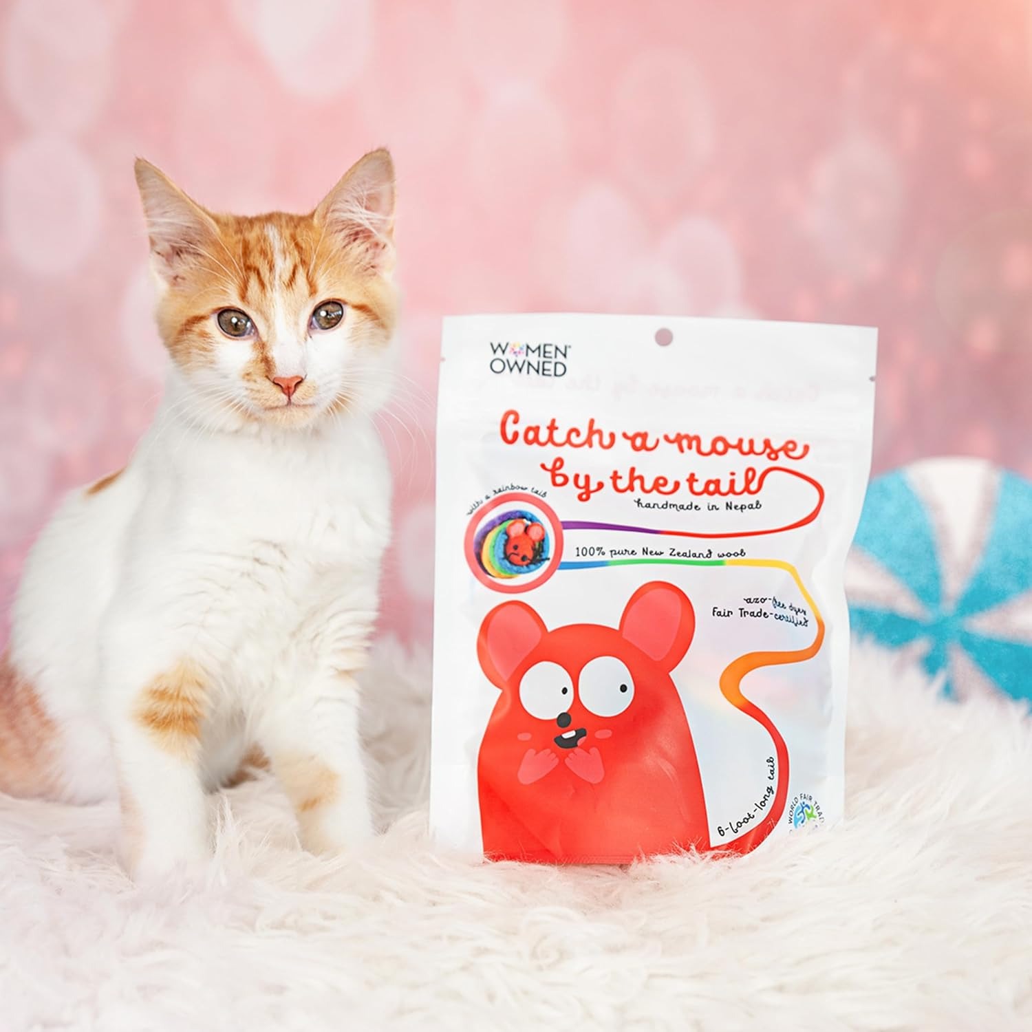 LAST DAY 49% OFF🐀🐱 Wool Mouse Tail Cat Toy