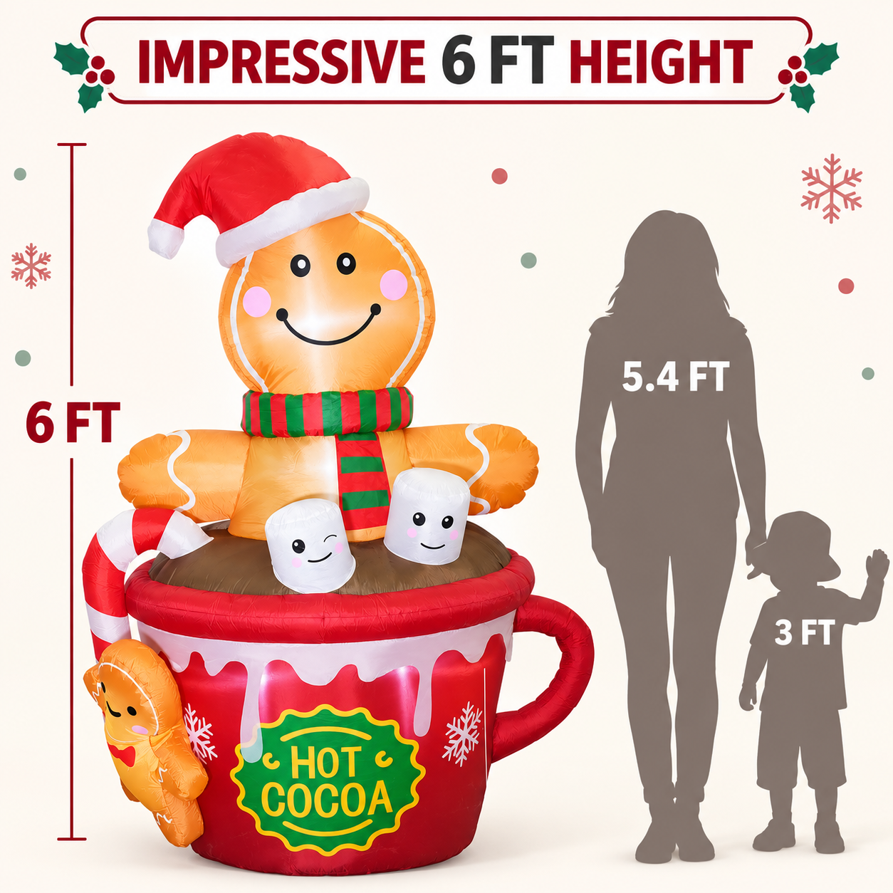 🎄Christmas inflatable doll