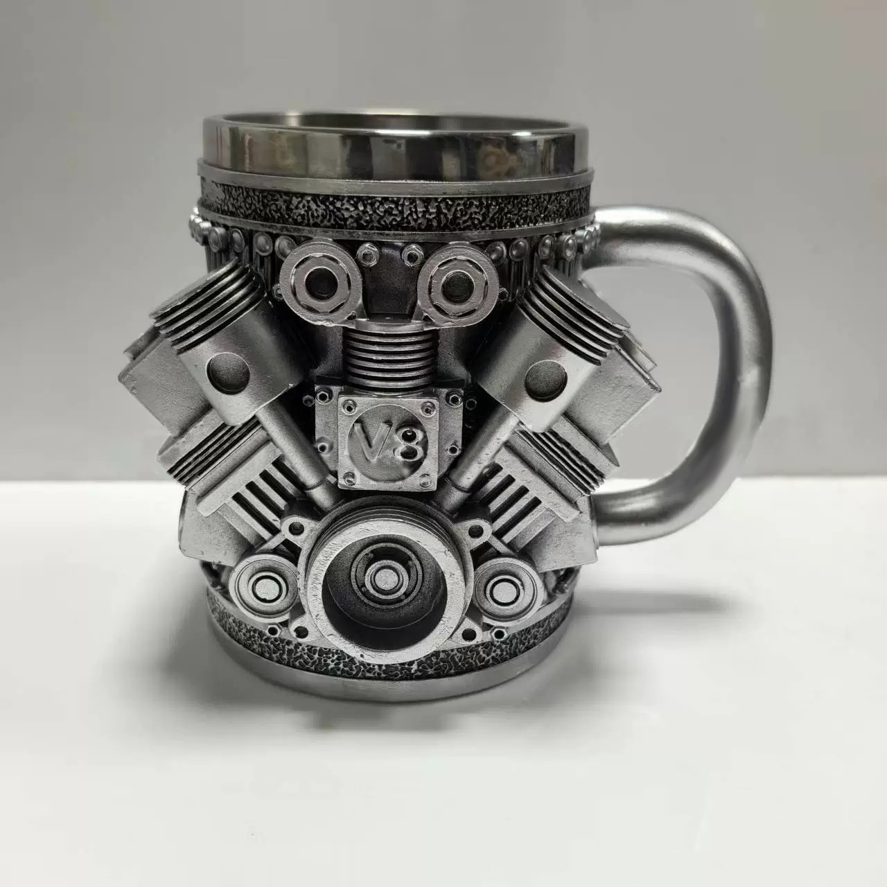 🔥Limited Edition-Last Day 50% OFF🎁V8 Engine Stainless Steel Mug🚚BUY 2 FREE SHIPPING