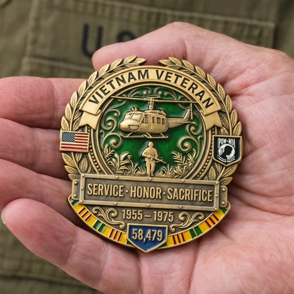 🦅 Last Day Promo: 49% OFF 🎖️🇺🇸 Welcome Home at Last. Premium Enamel Vietnam Veteran Honor Badge — Museum-Grade Craftsmanship for true Heroes
