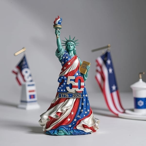 US 1776–2026 Liberty Statue🗽 Celebrate 250 Years of Freedom in Bold American Style 🔥