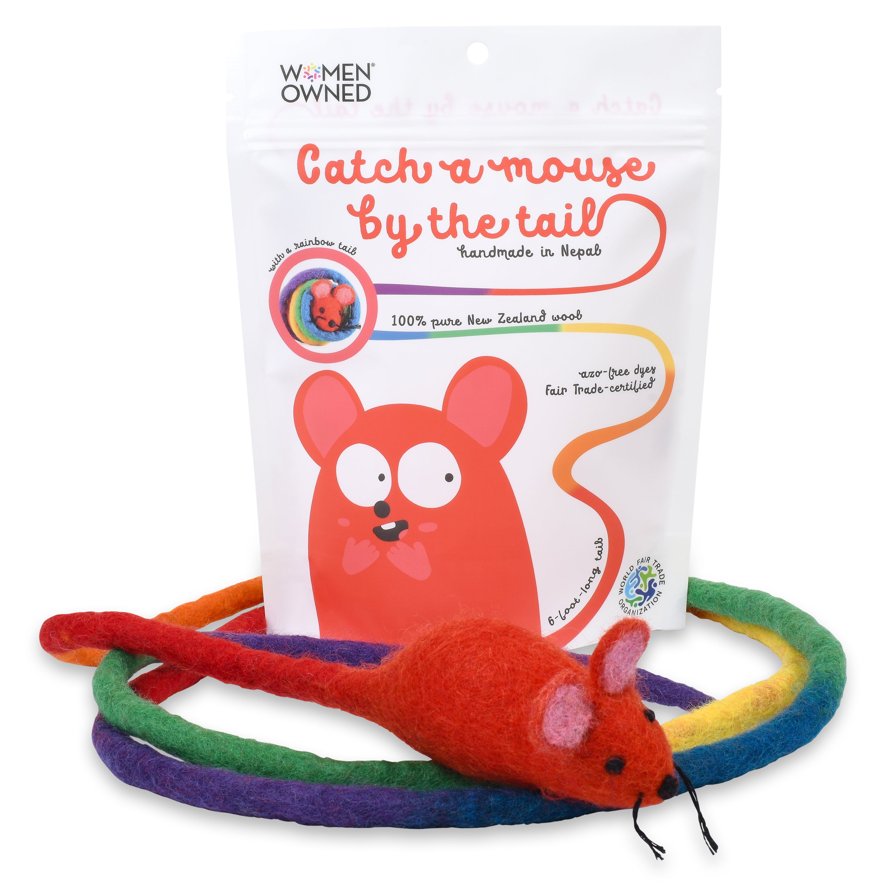 LAST DAY 49% OFF🐀🐱 Wool Mouse Tail Cat Toy