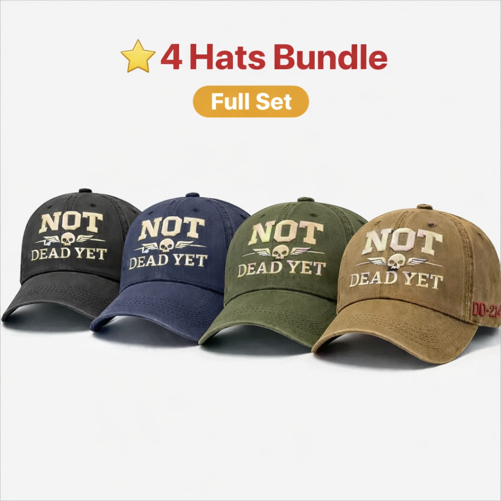 NOT DEAD YET Veteran Dad Hat