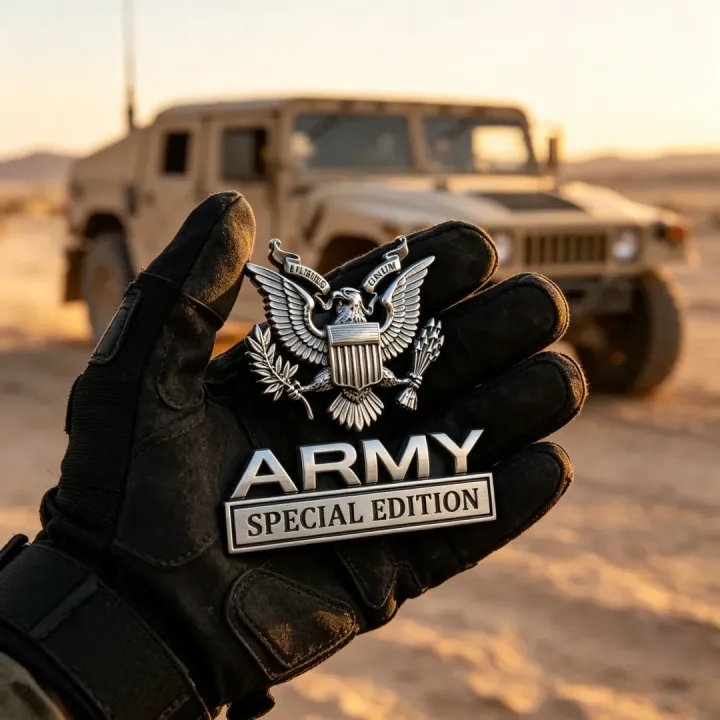 💥Flash Sale - Up To 49% Off ⏰U.S. Army Special Edition Eagle Chrome Metal Badge