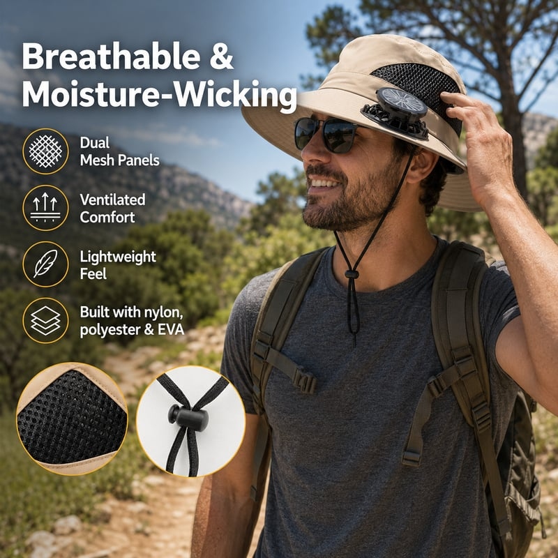 🔥LAST DAY 49% OFF - ☀️Solar-Powered Outdoor Cooling Fan Hat
