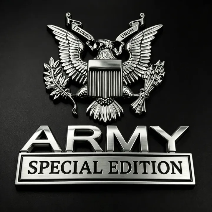 💥Flash Sale - Up To 49% Off ⏰U.S. Army Special Edition Eagle Chrome Metal Badge
