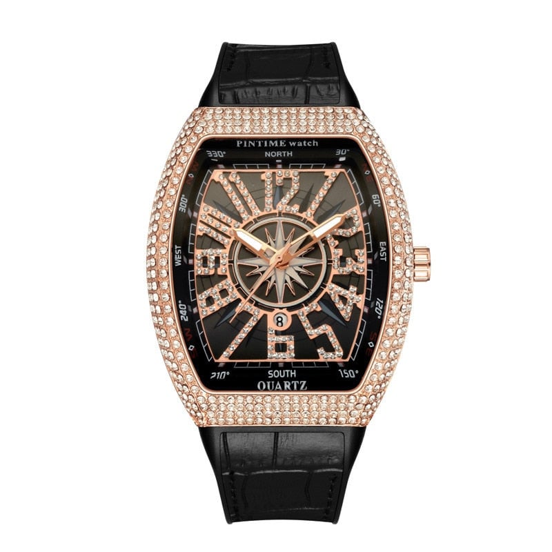 👍Father's Day 60% OFF - 💎Men's Luxury Iced Out Diamond Watch - ✈️BUY 2 GET FREE SHIPPING