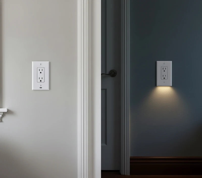 Outlet Cover with  Night Light