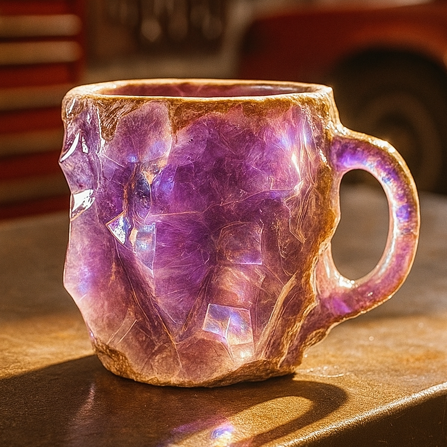 🏆Flash Sale 60% OFF - 💎Handmade Mineral Crystal Coffee Mugs