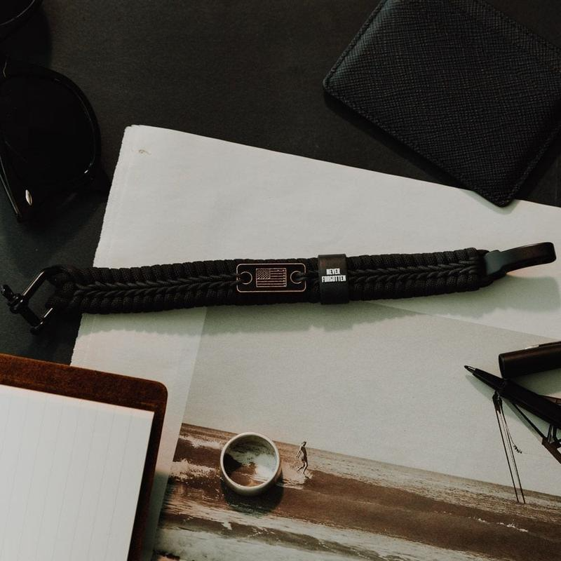 🎖️ Never Forgotten Paracord Bracelet: Honor, Utility, and Hope for Veterans