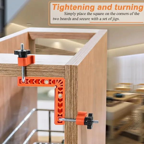 🔧90 Degree Corner Clamp & Positioning Square Set