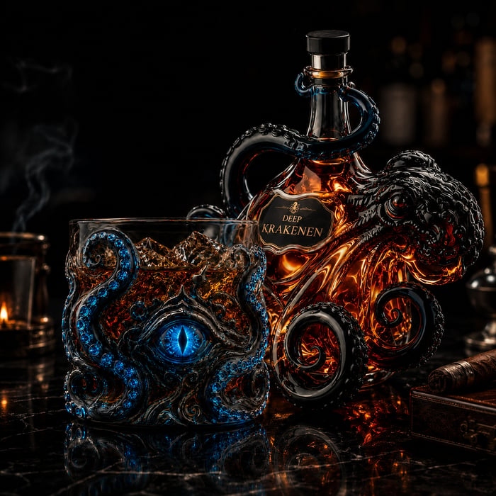 Kraken-Inspired Deep Sea Octopus Bottle 🌊🐙-BUY 2 GET FREE SHIPPING