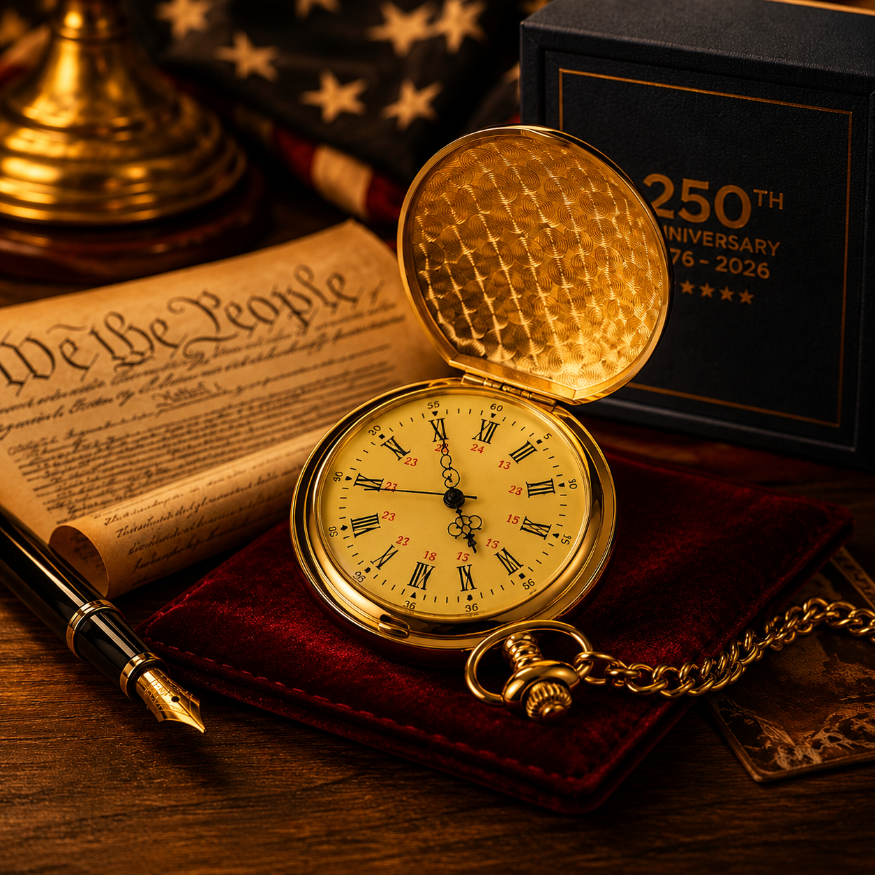 🔥Father’s Day Special 49% OFF  - 250th Anniversary Statue of Liberty Commemorative Pocket Watch