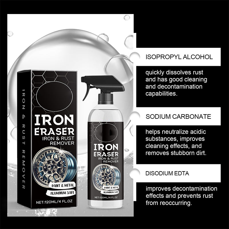 Quick acting fast rust remover