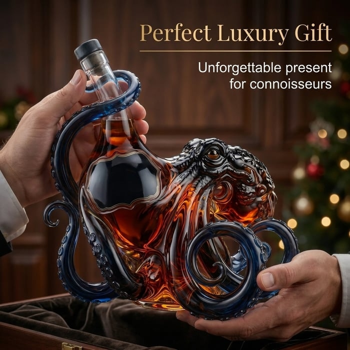 3D Sculpted Octopus Collector's Edition Bottle