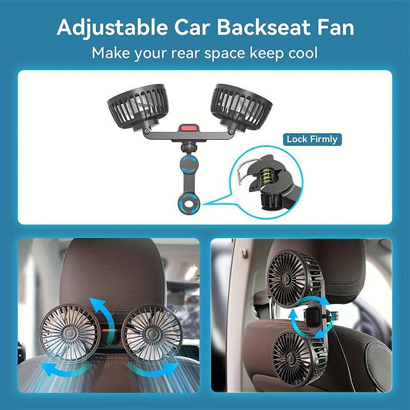 🔥Father's Day Gift - Adjustable Car Backseat Fan - BUY 2 FREE SHIPPING✈️