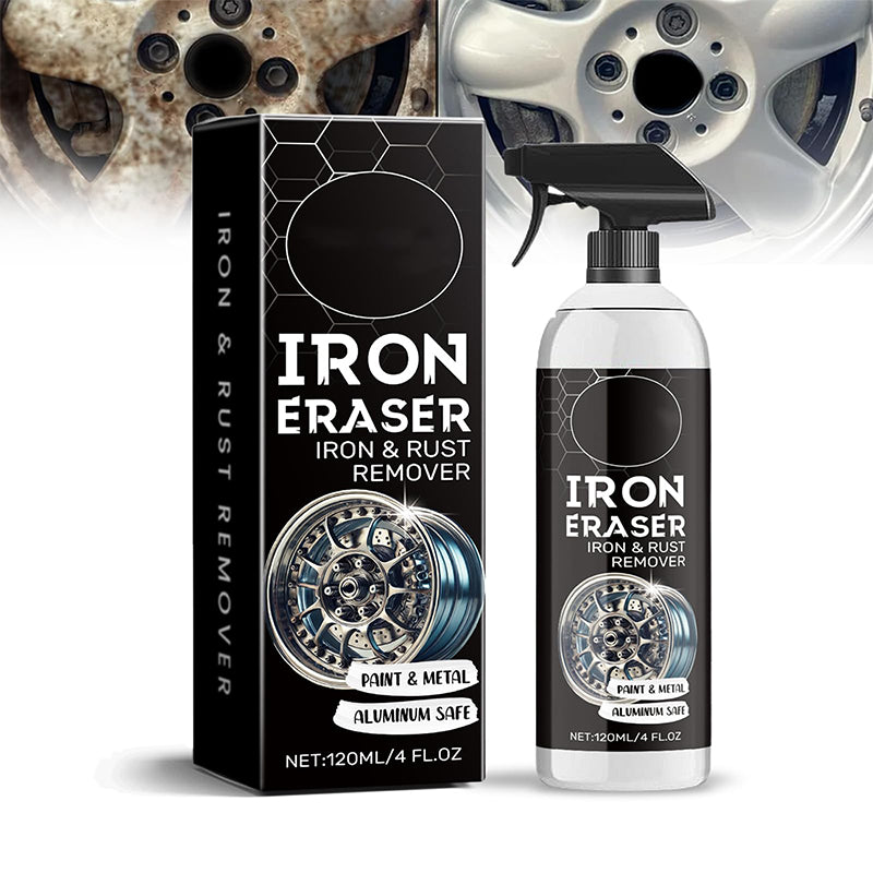 Compact portable rust remover spray
