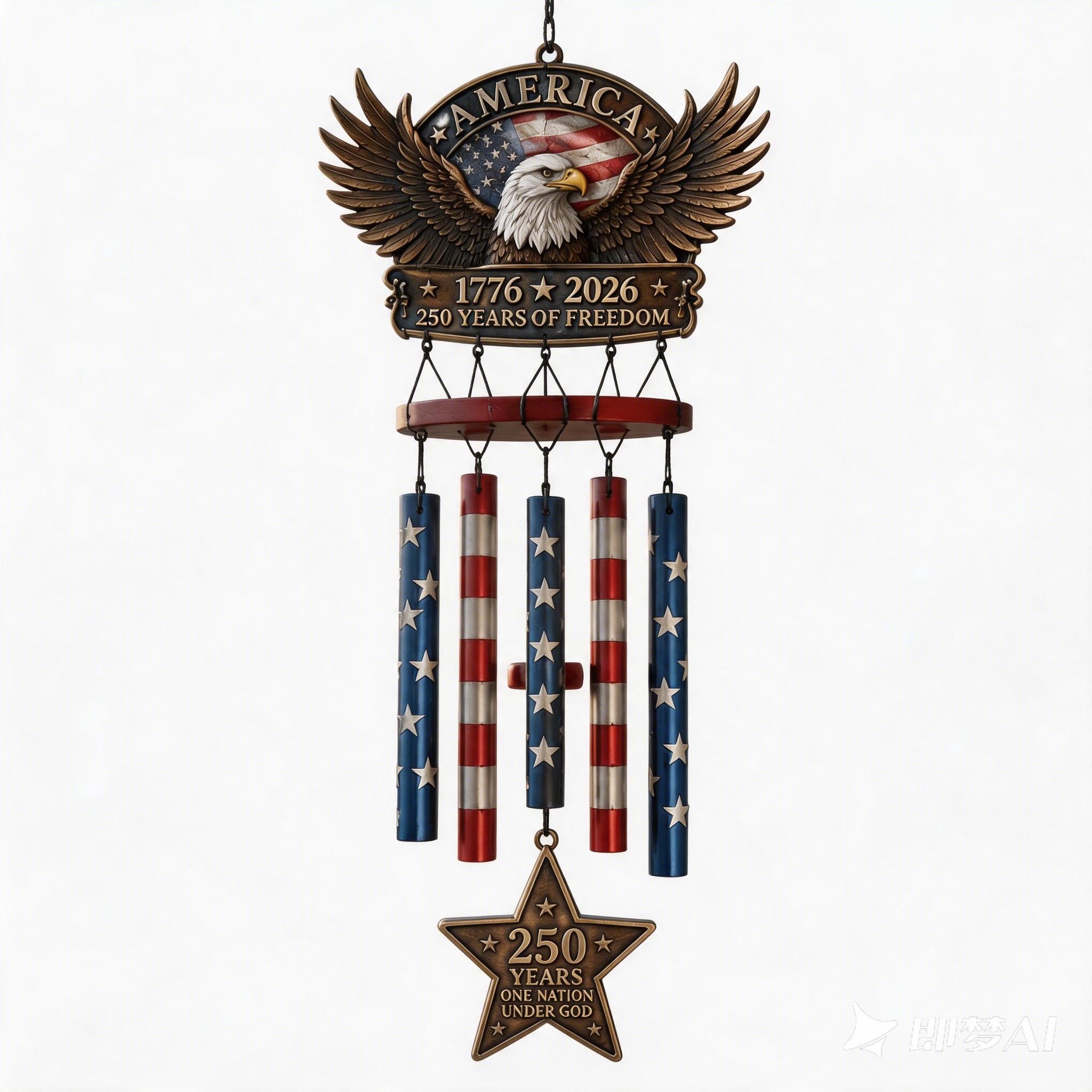250 Years of Freedom™ Commemorate Wind Chime