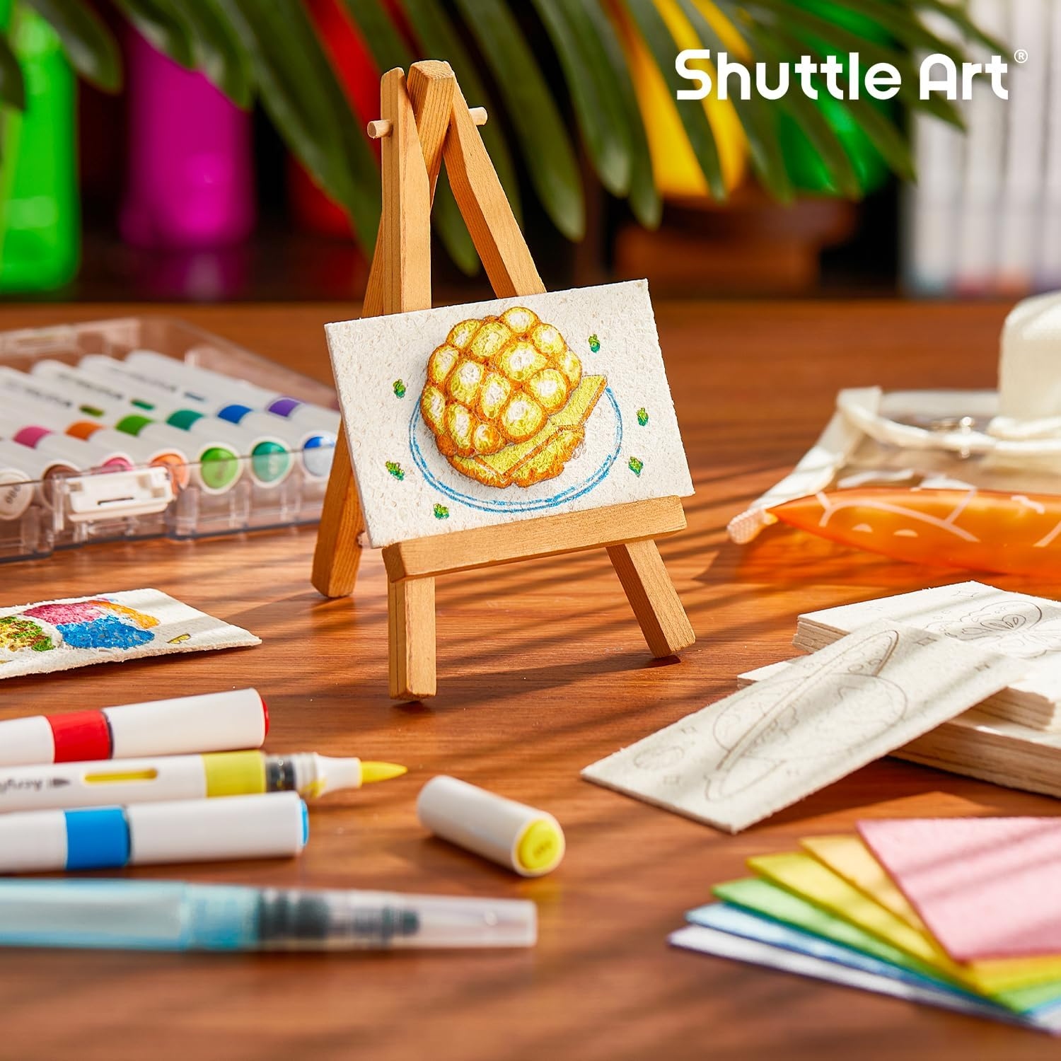 Foam Texture Painting