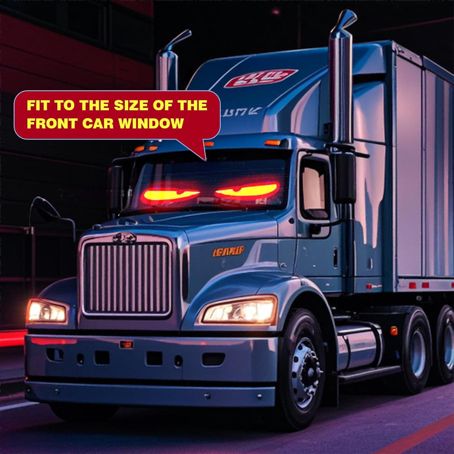 ⚡️Flash Sale 49% OFF - ✨DIY Car Dynamic LED Smart Colorful Eye Lamp Soft Screen🚛