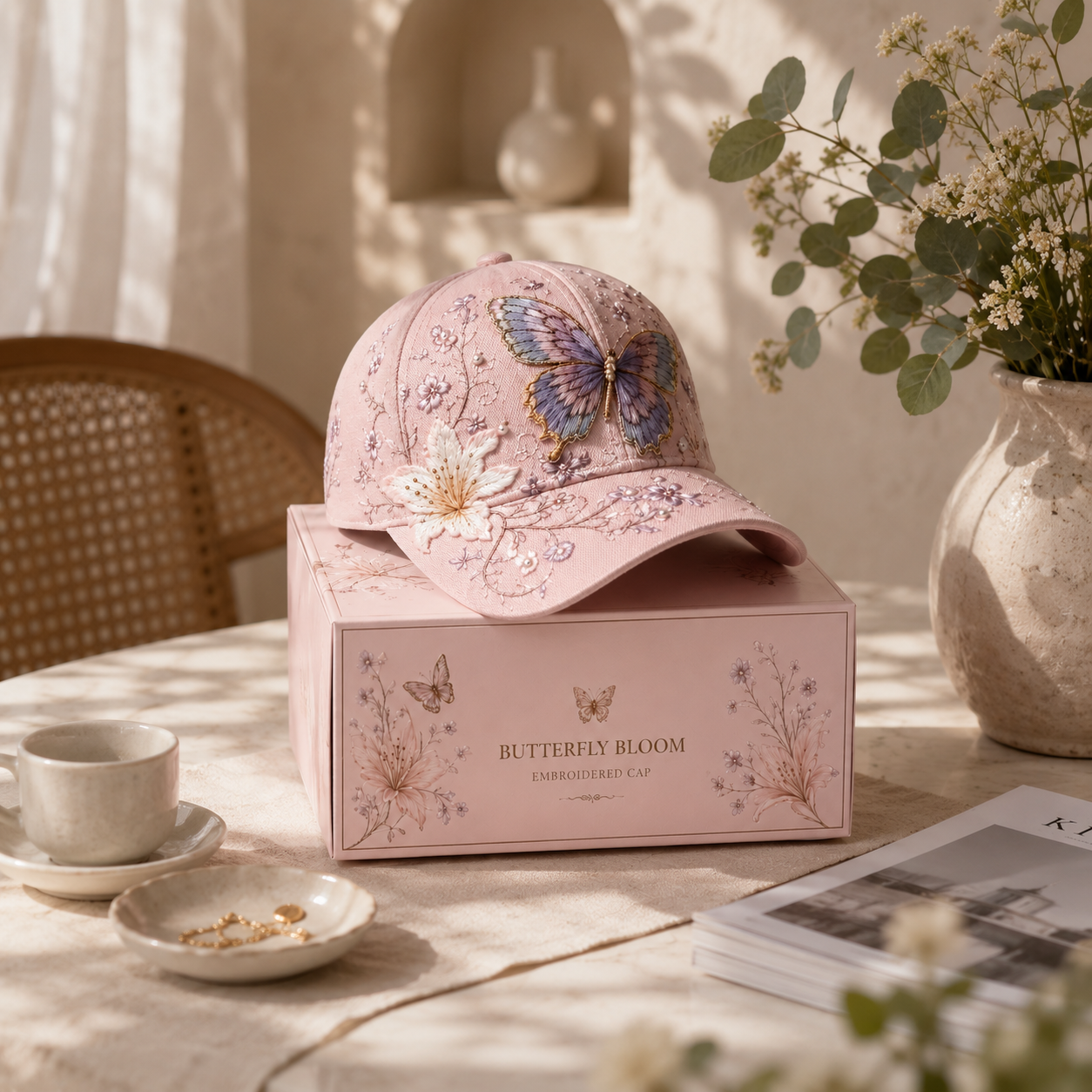 🦋 METAMORPHOSIS BUTTERFLY CAP | A CELEBRATION OF STRENGTH & FEMININE GROWTH