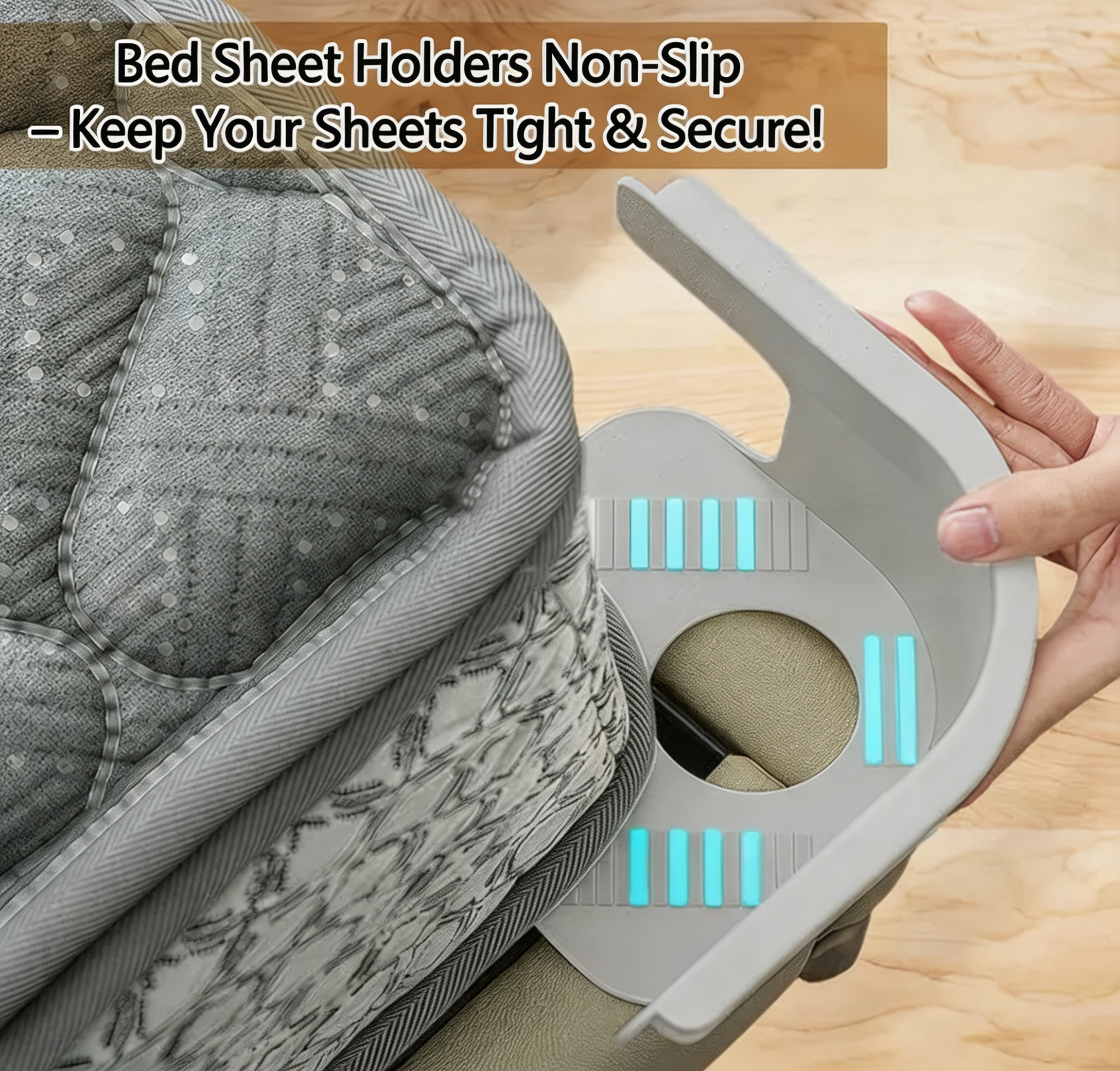 🛌Heavy Duty Bed Sheet Clips