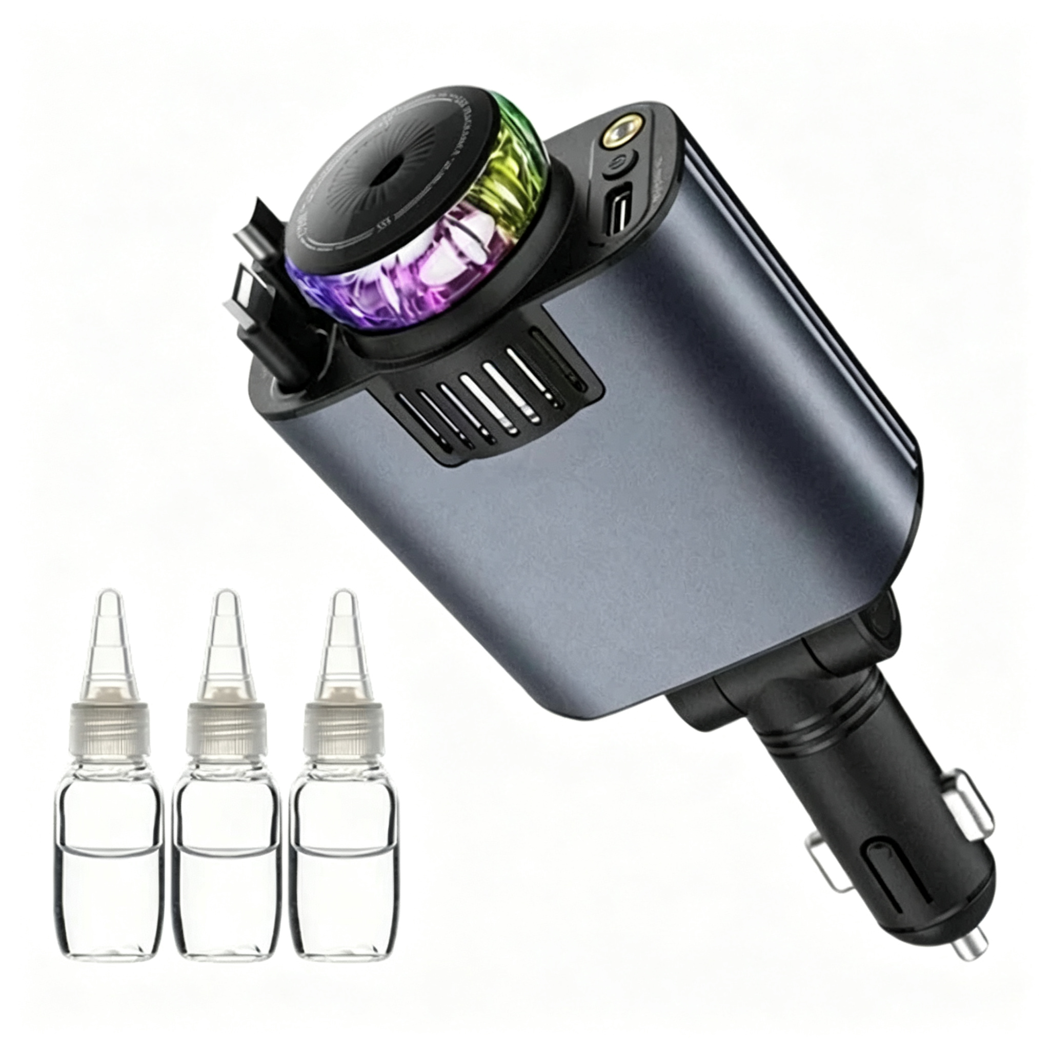 ⚡5-in-1 Charger & Aroma Diffuser & Starlight Ceiling