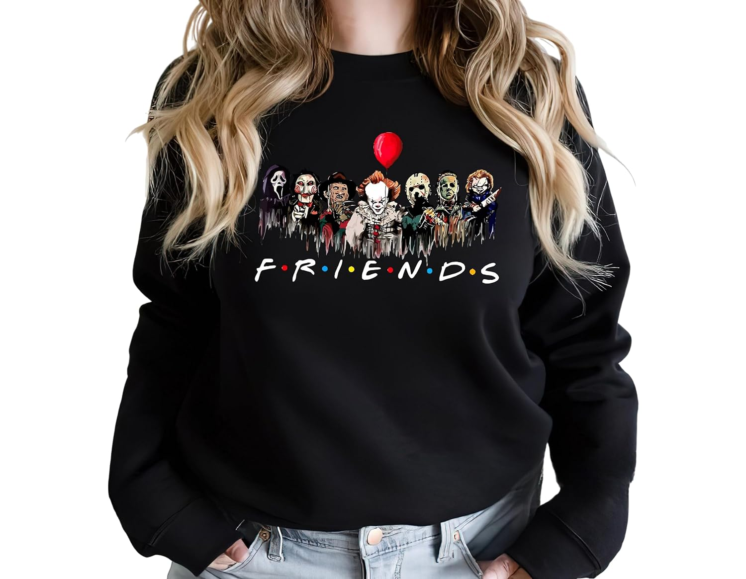 🔥Last Day 70% OFF-Unisex Horror Characters Halloween Hoodie-Buy 2 Free Shipping