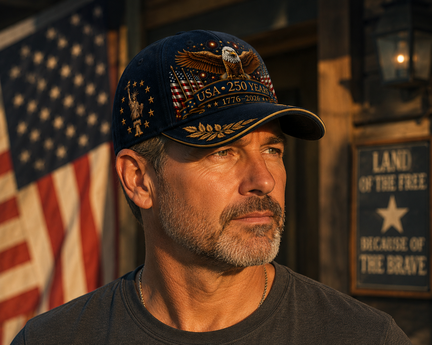 🔥Last Day 49% OFF - USA 250th Anniversary Bald Eagle Cap | 1776-2026 Limited Edition Hat