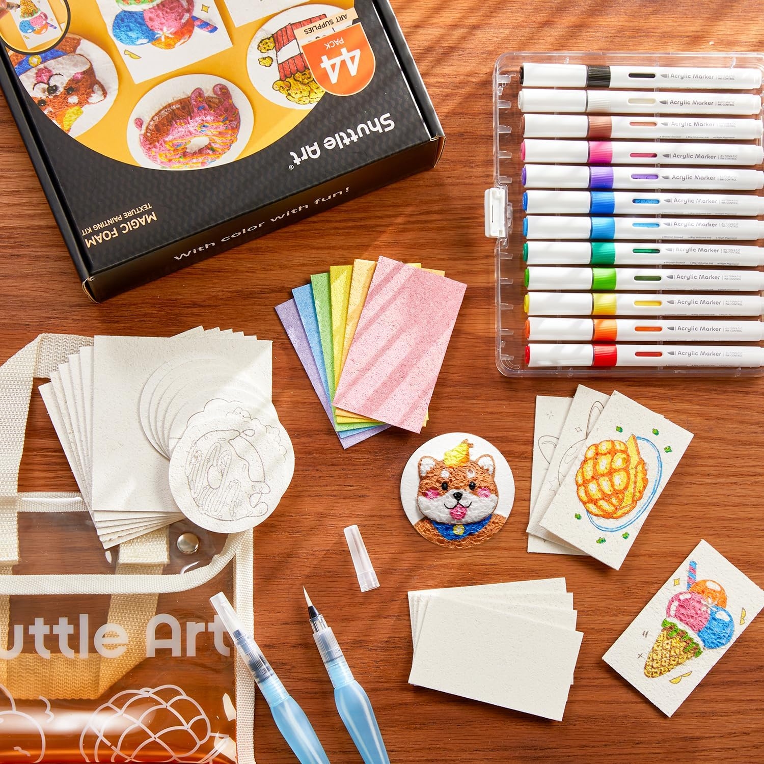 Foam Texture Painting