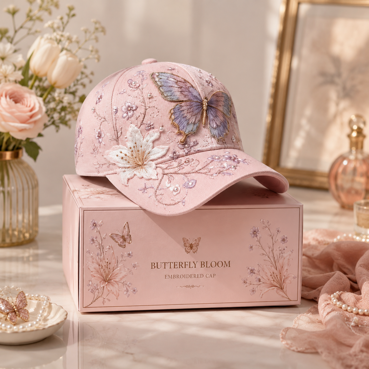 🦋 METAMORPHOSIS BUTTERFLY CAP | A CELEBRATION OF STRENGTH & FEMININE GROWTH