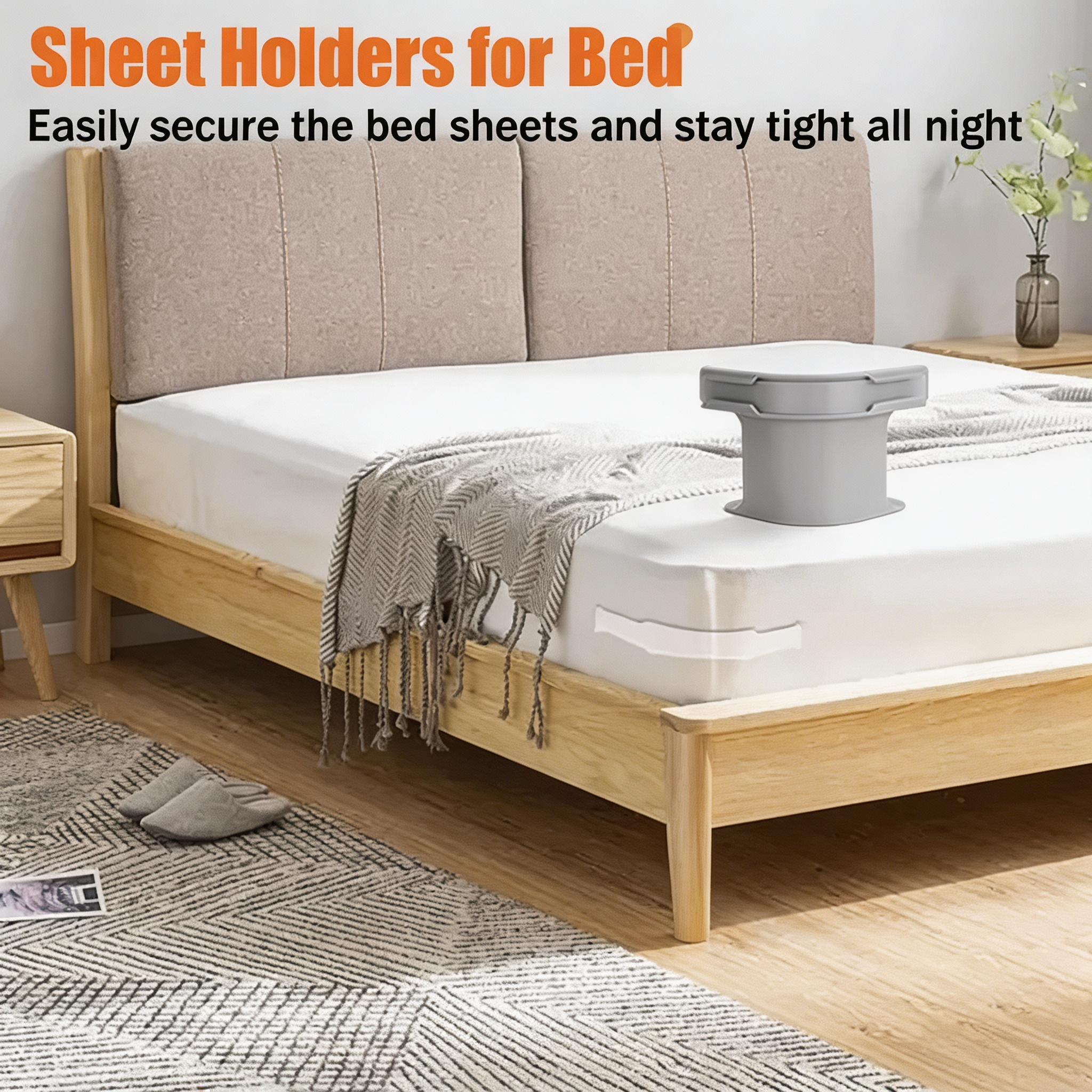 🛌Heavy Duty Bed Sheet Clips