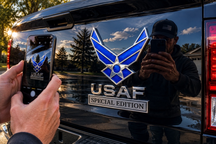 USAF Edition Metal Emblem