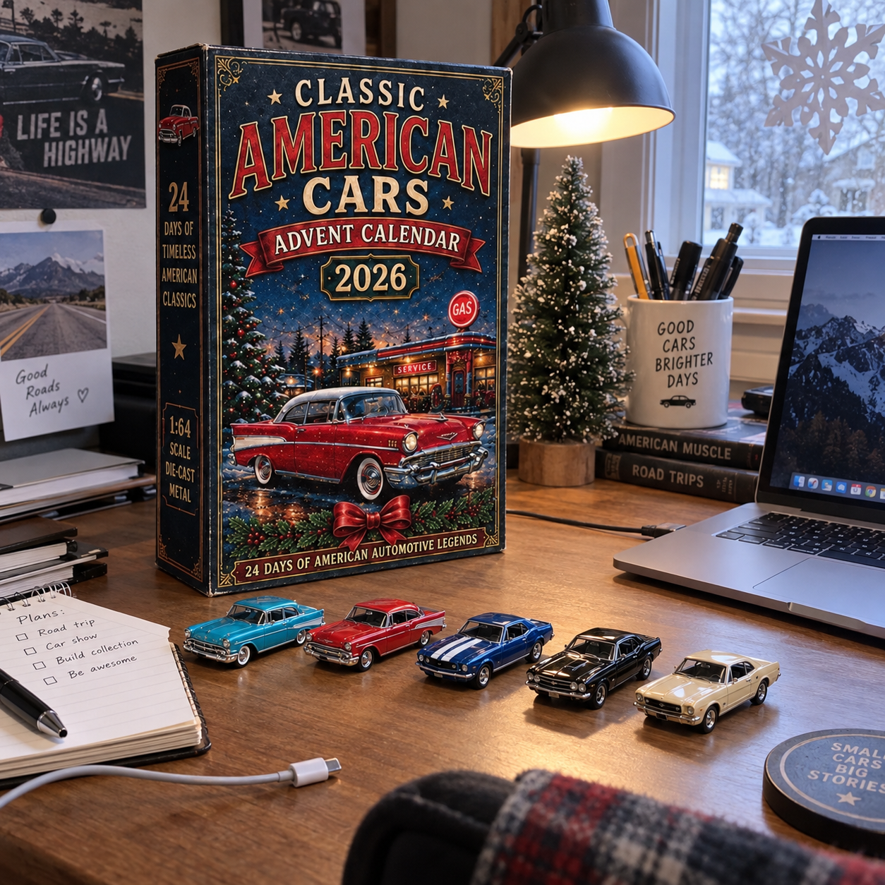 2026 Vehicle Advent Calendar Collection – 24 Days of Classic Machines, Trucks & Military Legends