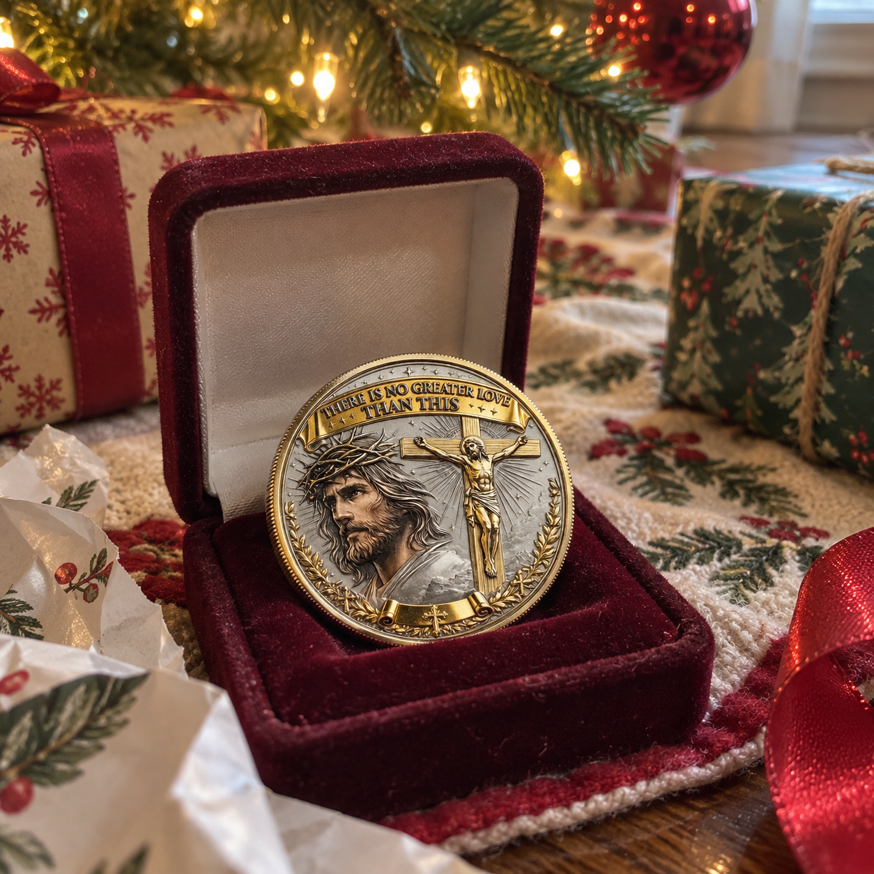 ✝️“No Greater Love” Resurrection Commemorative Coin