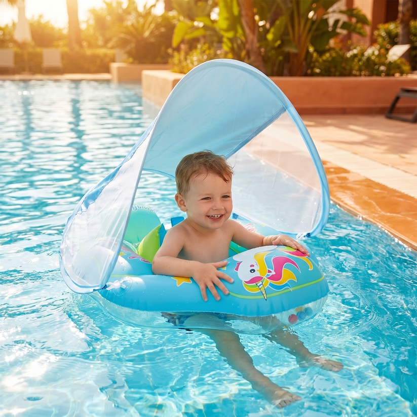 🔥Hot Sale 49% OFF - 🌊 SunSafe Baby Float: Keep Your Little One Cool, Safe, and Smiling All Summer