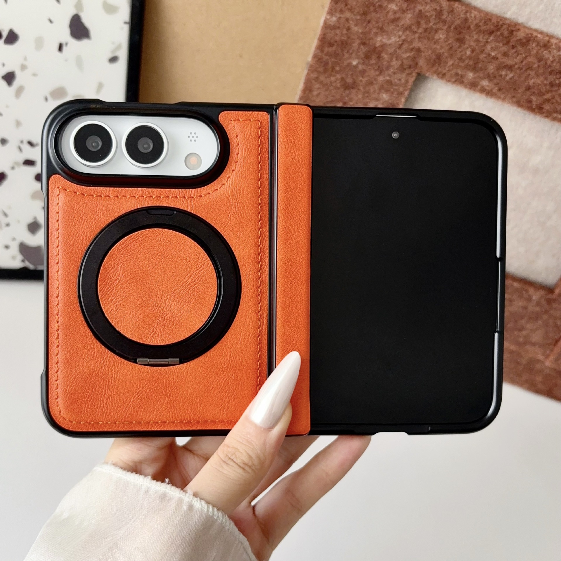 Foldable Screen Case for iPhone 18 Duo with Stand
