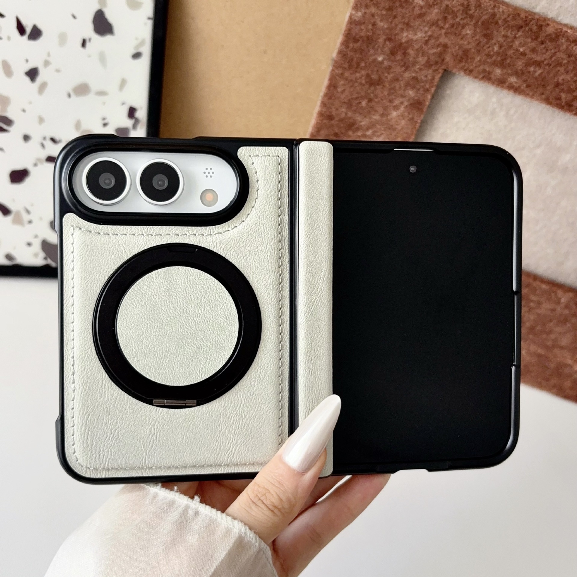 Foldable Screen Case for iPhone 18 Duo with Stand