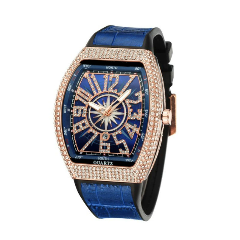 👍Father's Day 60% OFF - 💎Men's Luxury Iced Out Diamond Watch - ✈️BUY 2 GET FREE SHIPPING
