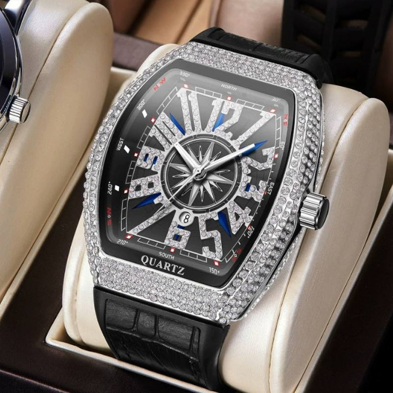 👍Father's Day 60% OFF - 💎Men's Luxury Iced Out Diamond Watch - ✈️BUY 2 GET FREE SHIPPING