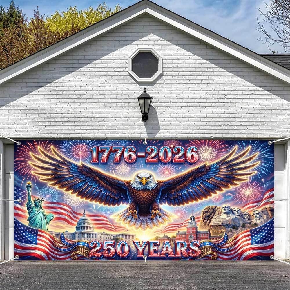 Freedom 250 | Limited Edition Patriotic Garage Door Cover