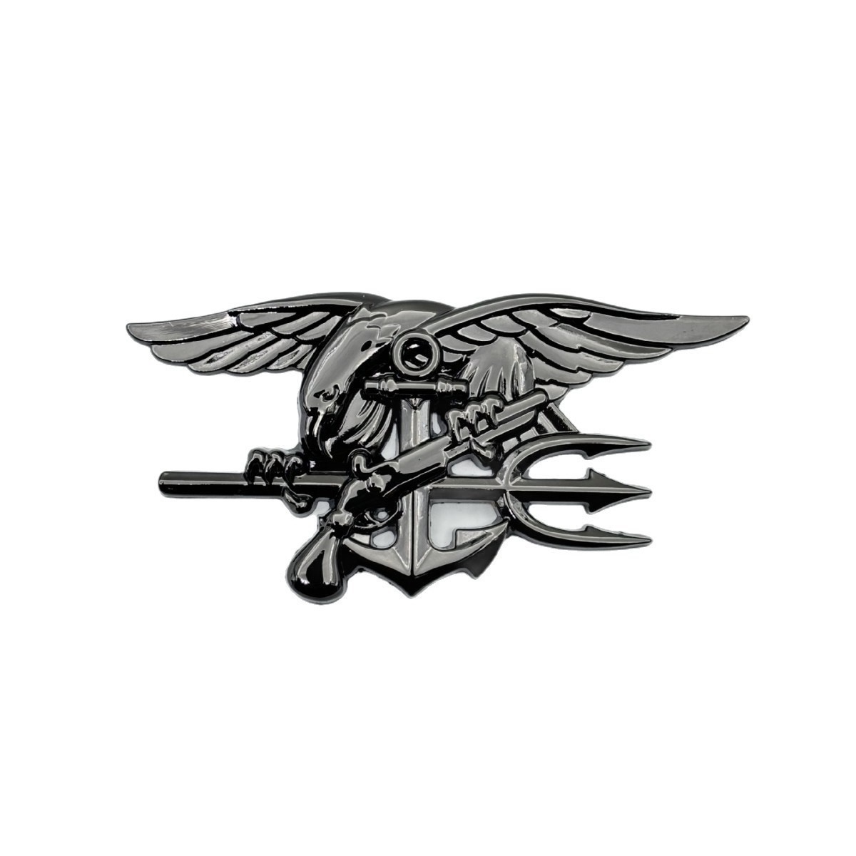 US Navy 250th Anniversary SEAL Trident Metal Car Emblem