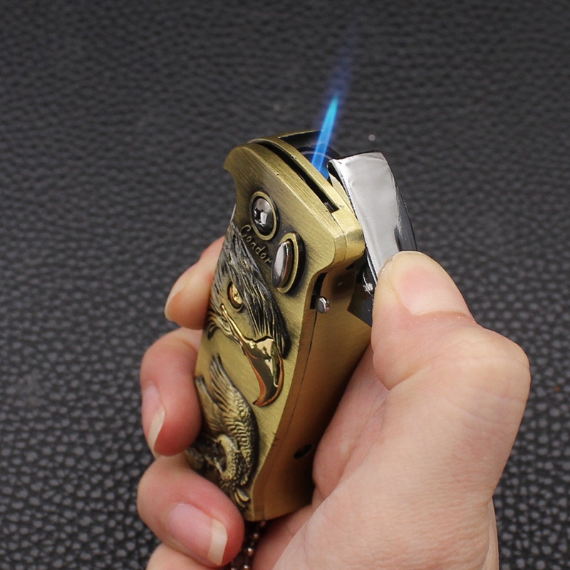💥 70% Off Today Only | Windproof Eagle Lighter with Folding Knife – The Ultimate EDC Tool