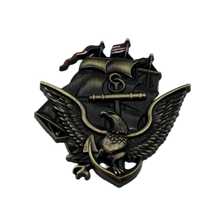 250th Anniversary U.S. NAVY Metal Car Emblem