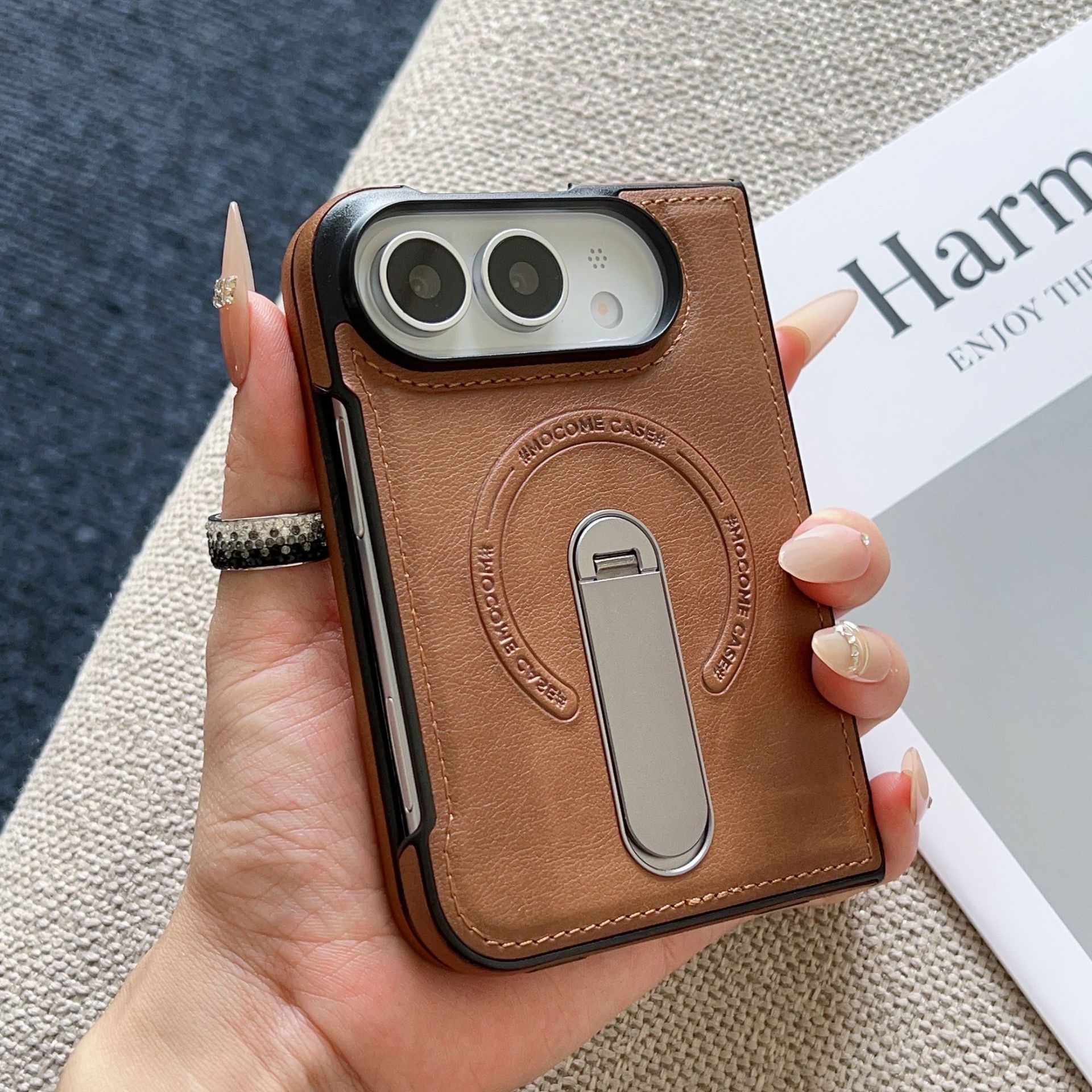 Foldable Screen Case for iPhone 18 Duo with Stand
