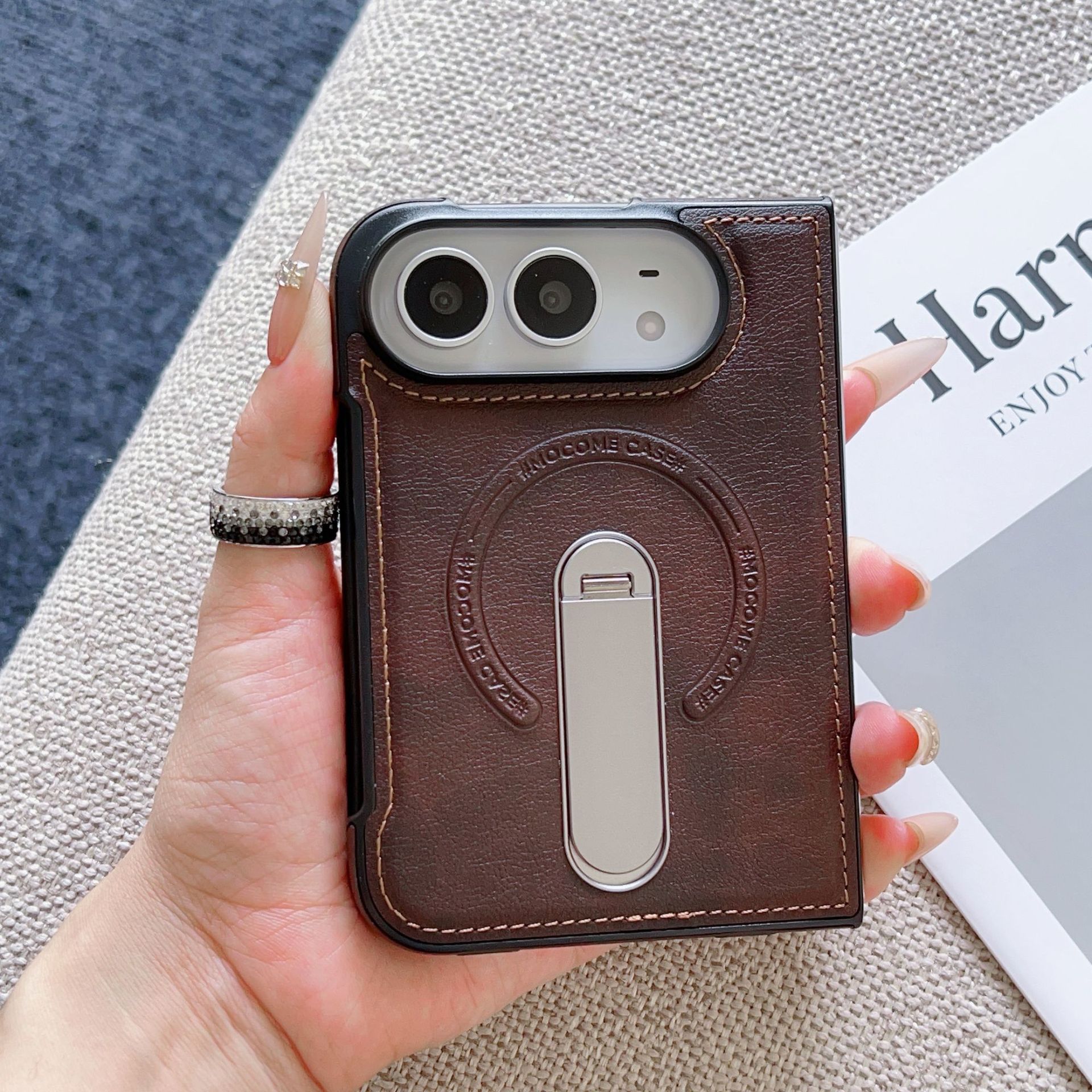 Foldable Screen Case for iPhone 18 Duo with Stand