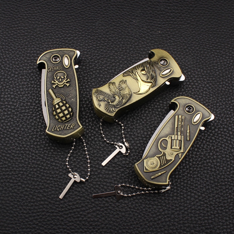 💥 70% Off Today Only | Windproof Eagle Lighter with Folding Knife – The Ultimate EDC Tool