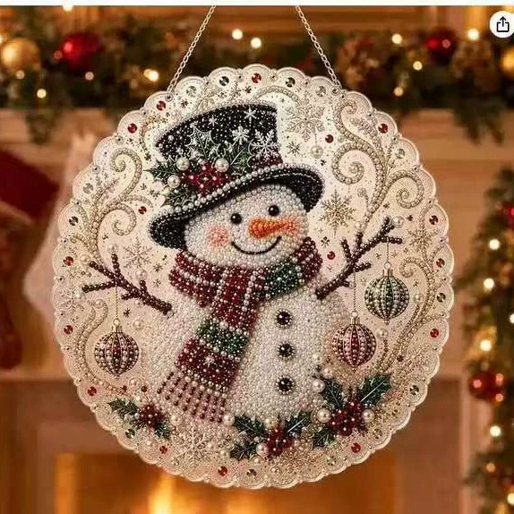 🎄DIY Pearl Diamond Painting Suncatcher Handicraft Kit