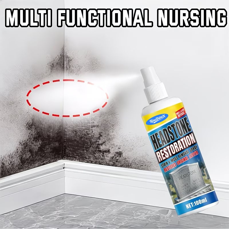 Fast-Acting Headstone Restoration & Cleaning Spray-Restore the Stone Renew the Memory