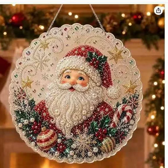 🎄DIY Pearl Diamond Painting Suncatcher Handicraft Kit